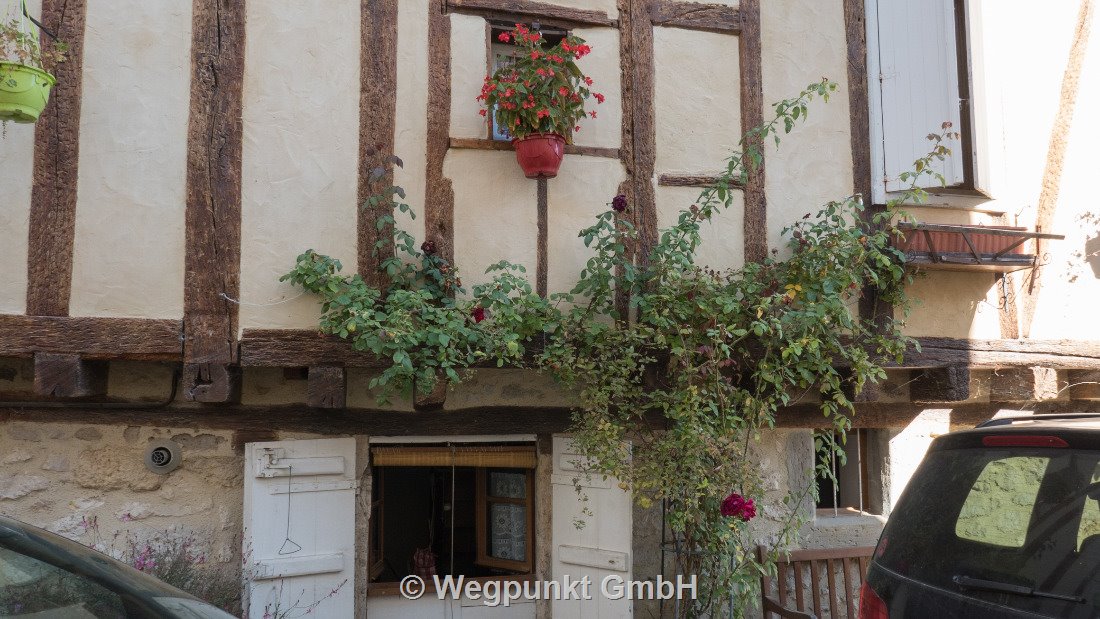Alte Fachwerkhäuser in Nérac